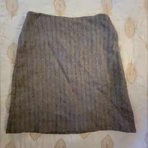 J. Crew Wool Herringbone Academia Mini Skirt